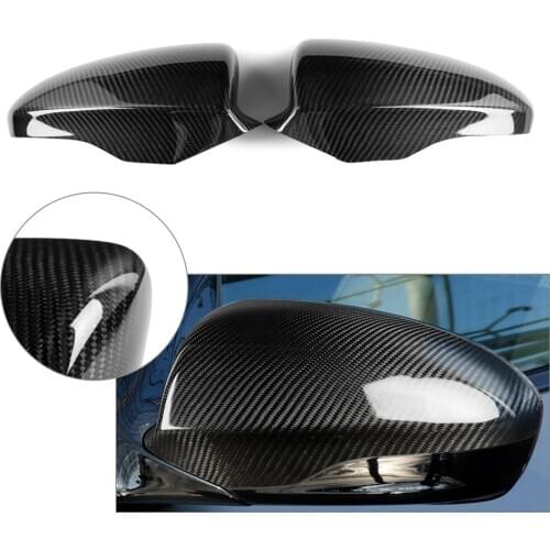 Car Side Mirrors Cover For BMW F10 M Series M5 2012-2016 Add On Style Carbon Fiber Rearview Mirror Cap