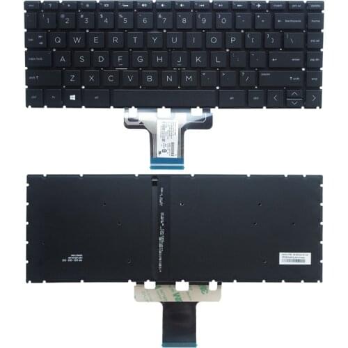 New US Keyboard for HP 14-DA 14-CK 14-BD 14-CE 14-CC CC0027TX 14-CB W125 TPN-Q188 Q190 Q207 laptop keyboard black