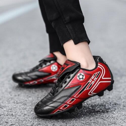 2021 new childrens outdoor long nail broken nail football shoes training childrens shoes 30-38