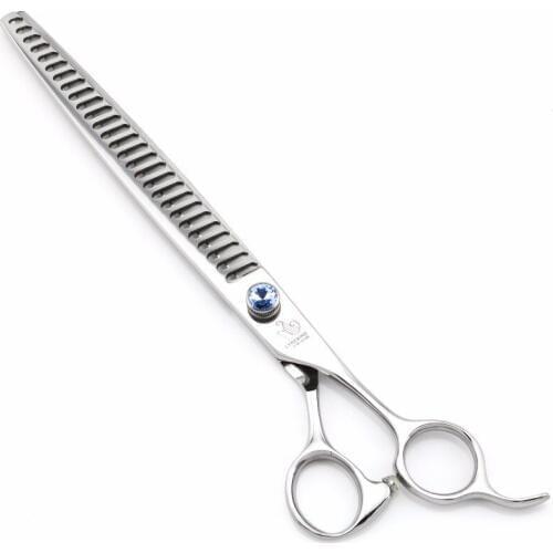Pet grooming scissors 8.5 Inch Pet dog grooming scissors 27 Teeth thinning scissors Japan 440C Lyrebird HIGH CLASS NEW