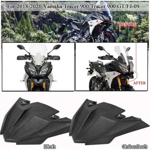 Front Fender Beak Nose Cone Guard Extension Cover For 2018 2019 2020 Yamaha MT09 Tracer 900 GT MT FJ 09 FJ09 Motorcycle Parts