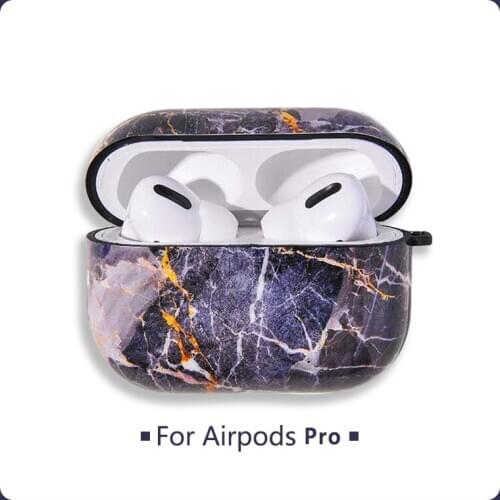 Luxury Soft Marble Case For Airpods Pro Case Shockproof Protective Cover Wireless Earphone Case For Apple Air Pods 3 Case