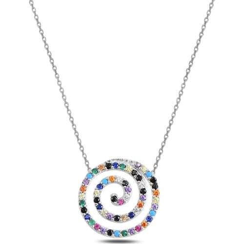 Silver Snail Necklace