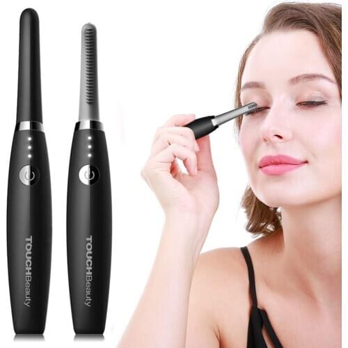 Heated Eyelash Curler, TOUCHBeauty Electric Heated Eyelash Curler, Professional Eyelash Curler, Electric Makeup Eye Lashes Brush