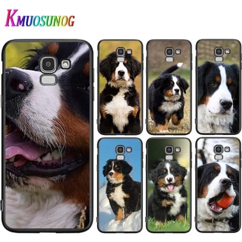 Bernese Mountain Dog For Samsung Galaxy J2 J3 J4 Core J5 J6 J7 J8 Prime duo Plus 2018 2017 2016 Silicone Phone Case