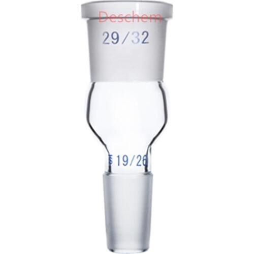 Glass Enlarging Adapter From 19/26 to 29/32,Lab Chemistry Glassware