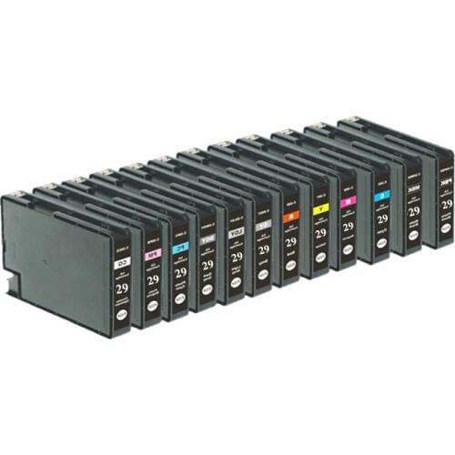 Vilaxh 12pcs Ink cartridge for canon pixma pgi-29 pgi 29 For canon pgi29 Ink Cartridge for canon pixma pro 1 Printer