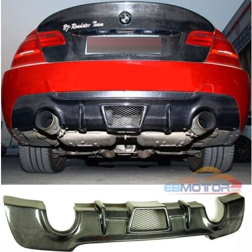 REAL CARBON FIBER REAR DIFFUSER SPOILER FOR BMW E92 E93 335i M-TECH 2008-2012 B228
