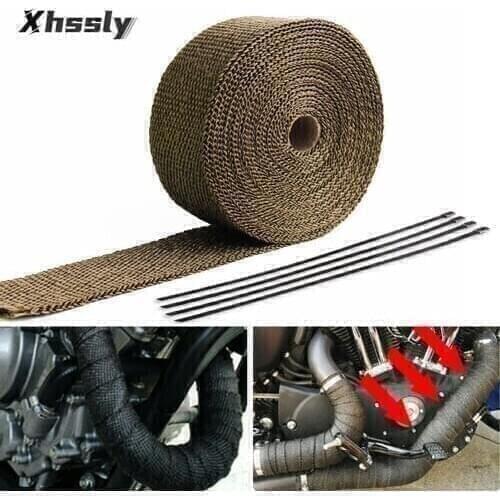 Motorcycle Exhaust Pipe Protection Heat Shield Insulat Wrap For SUZUKI Burgman 650 Gsx S 750 Burgman 125 Gsxr 600 K8 V Strom 650