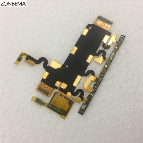 ZONBEMA 20pcs/lot For Sony Xperia Z1 L39H C6902 C6943 C6903 C6906 Volume Power ON OFF Button Keypad Switch Mic Flex Cable