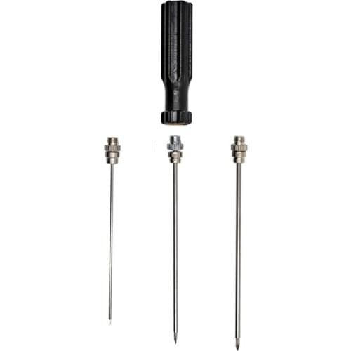 1Set Cattle Trocar Needle Stainless Steel Veterinary Trocars Deflation Needle Cow Sheep Livestock Stomach Puncture Exhaust Tools