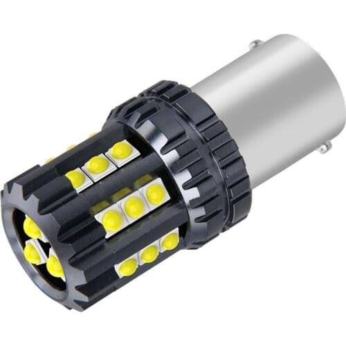 1PCS 1156 P21W 7506 BA15S R10W Super Bright LED Auto Brake Bulb Backup Reverse Lamp Car Daytime Running Light Red White Yellow