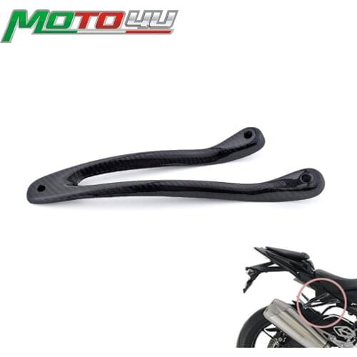 100% Carbon Fiber 3K Motorcycle Exhaust Hanger Bracket For BMW S1000RR 2009 2010 2012 2013 2014