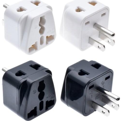 USA/Canada/Japan Travel Adapter, 2 Way Outlet Port Convert AU/EU/US/UK/China ...... to US Plug 250V 10A