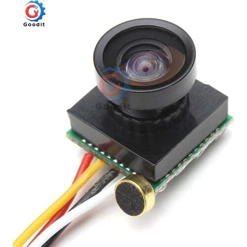 600TVL 1/4 1.8mm CMOS 170 Degree Wide Angle Lens FPV Micro Camera 3.7-5V for RC Racing Freestyle Drones Airplane Sensor Camera