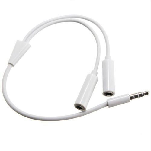 3.5mm jack Male to Female Headphone Earphone Audio Cable Y Splitter Adapter Extension Cord For iPhone X 8 7 6 ipod ipad Samsung