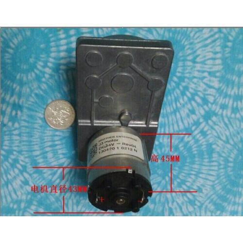 Used Disassemble Metal Gear DC Deceleration Motor 3V, 5V, 12V, 24V High Torque Can be used for hand cranking