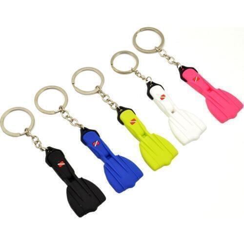 Mini Scuba Flipper Key Chain Dive Fins Keychain Key Ring Holder Keyring Pendant Ornaments Key chain