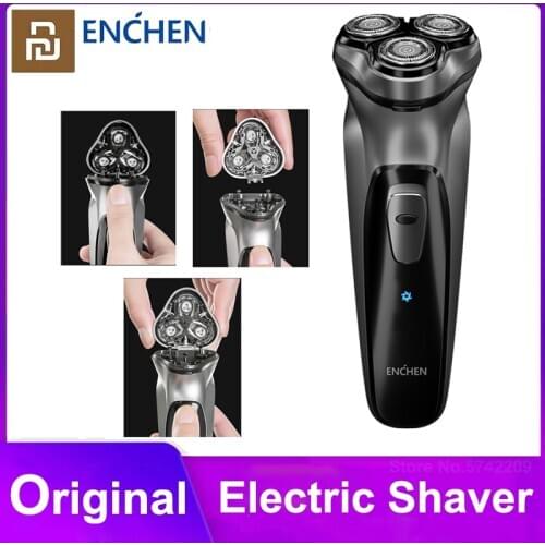 ENCHEN Blackstone Electric Face Shaver Razor For Men 3D Floating blade Washable USB Rechargeable Shaving Beard Machine