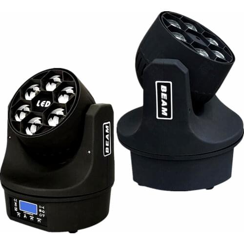 Hot Sale Led Beam Wash Bees Eyes 6x15w RGBW Moving Head Light Stage Beam Light Big Bees Eyes Fast Shipping