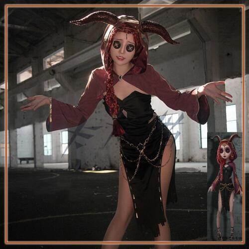 Cosplay Costumes Set Game Identity V Cos Flamen Gilman Fiona Woman Doctor Woods Cosplay Costume Party Dark Girl Suit-dress
