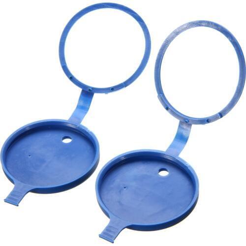 Mayitr 2Pcs 15 x 5.8cm Windshield Wiper Washer Fluid Reservoir Tank Bottle Cap Car Replacement Parts For Peugeot Citroen