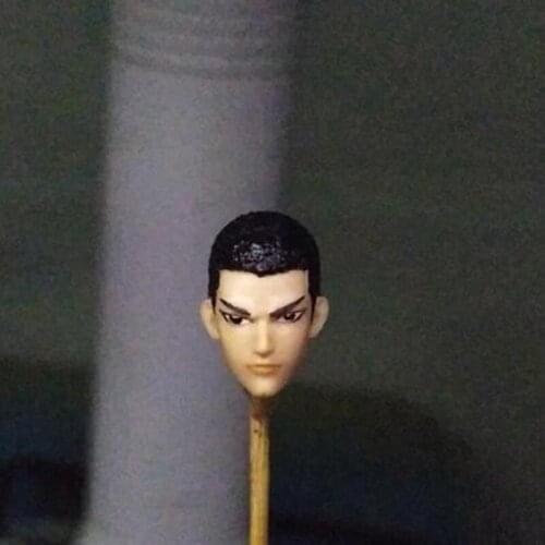 Painted 1/18 Scale Basketball Master Hanamichi Sakuragi Head Sculpt Fit 3.75" Figure