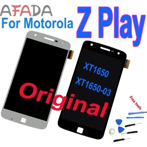 Original 5.5" LCD For Motorola Z Play Display For Moto Z Play XT1635 Touch Screen Panel XT1635-02 Digitizer Assembly Repairment