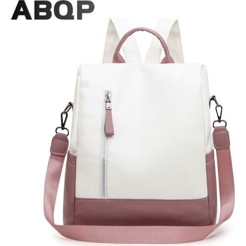 Anti Theft Backpack Bags For Teen Age Girls PU Leather Large Capacity School Women Backpack Designers Female Leather Bag
