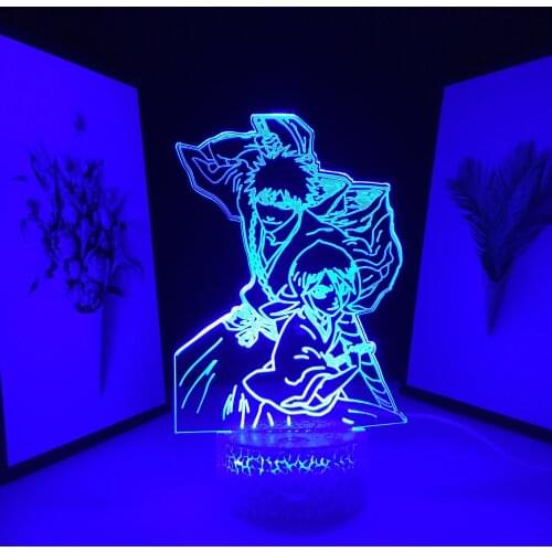 Anime Bleach 3D Light for Home Decoration Nightlight Cool Birthday Gift Acrylic LED Night Lamp Bleach Table Lamp