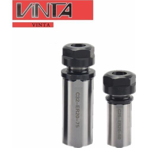 CNC Lathe Tool Spindle Collet Lathe Tools Holder Inner Collet Chuck Holder Extension Rod Lathe Tool Holder Machine Tool Parts