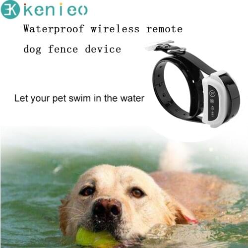Kenieo Intelligent Dog Wireless Remote Control Electronic Fence System Device Waterproof Transmitter