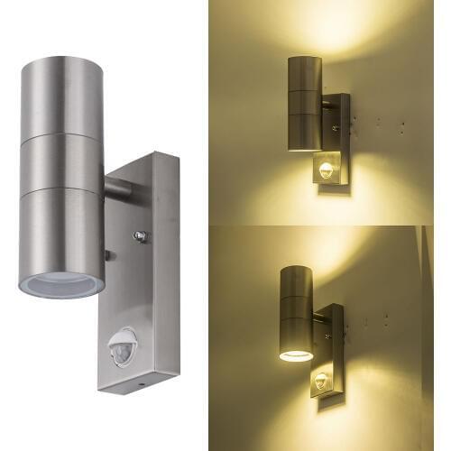 Exterior PIR induction Bracket light 10W up and down Motion sensor Led Wall sconces Lamp auto on off led Porch Lights