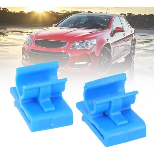 2Pcs Car Auto Lower Glove Box Clip Scratch-resistant Blue Lower Glove Box Bump Stop Set for Holden-Commodore VZ VY WK WL