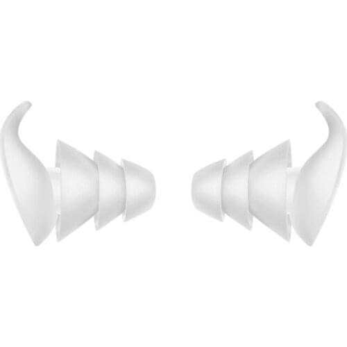 YYDS 1Pair 3 Layer Soft Silicone Ear Plugs Tapered Noise Reduction Earplugs Sound Insulation Ear Protector