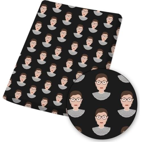 Polyester Cotton Fabric for Sewing People Animals Printed Cloth Sheets Designer Fabric for Dress Handmade Masks 45*145cm 1pc