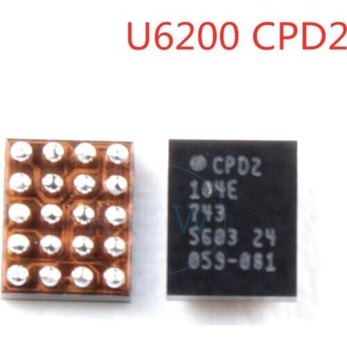 10pcs/lot New Original U6200 CPD2 For iPhone x XS XS-MAX XR 8 8G Plus 8Plus USB-PD Fast charger/charging Chip IC