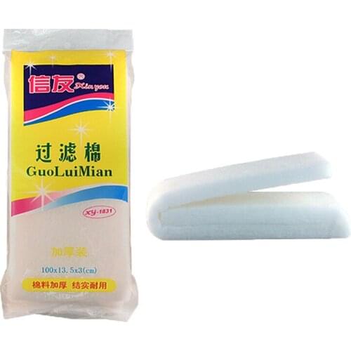 100cmx13.5cmx3cm Aquarium Filter Super Thick Biochemical Filter Cotton Sponge for Aquarium Fish Tank Bio Cotton Foam Skimmer
