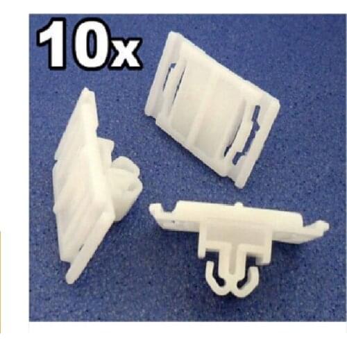 10x For Audi Exterior Door Protection / Bumpstrip / Rubstrip Trim Clips 4A0853825