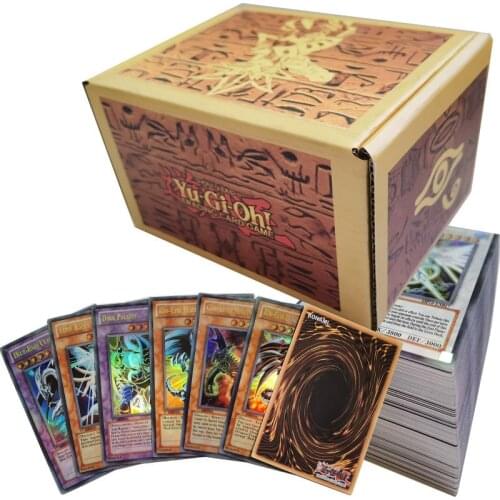 112PCS Yu Gi Oh Flash Anime 112 Different English YuGiOh Card Wing Dragon Giant Soldier Sky Dragon Flash Card Kids Toy Gift