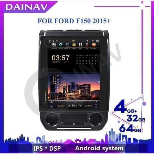 2din android GPS Navigation For Ford F150 2015+ Vertical screen Car Radio Car DVD Multimedia Player Autoradio stereo