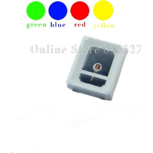 4000pcs/lot LED lamp beads blue / green / red / yellow SMD 2835 0.2W Super highlight light-emitting diode