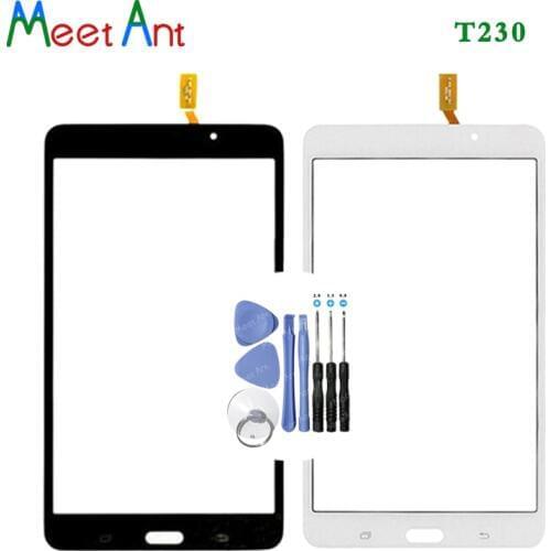 7.0" For Samsung Galaxy Tab 4 T230 SM-T230 and T231 SM-T231 Touch Screen Digitizer Sensor Front Outer Glass Lens Panel + Tool
