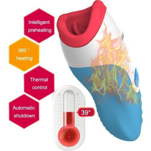 7 Frequency Automatic Male Masturbator Silicone Oral Sucking Masturbation Cup Sexual Moaning Vibrator Sex Toys For Men Sexy Cup