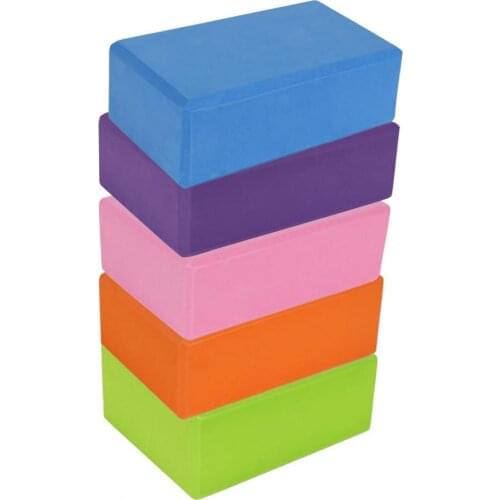 80% Hot Sale 2Pcs EVA Gym Blocks Foam Brick Training Exercise Fitness Set Tool Yoga Bolster Pillow Cushion Stretching yoga block