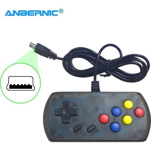 ANBERNIC FC Game Wired Controller Vibrator Android Gamepad For FC Retro Game Console 8/32/64 Bit Arcade Mini FC Player Joystick