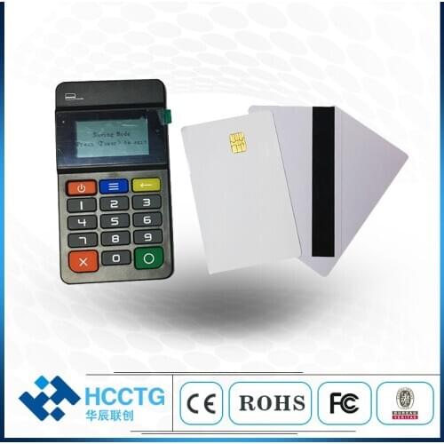 Bluetooth Wireless EMV PCI Pinpad Android IOS Mobile Credit Wireless Magnetic Stripe Card Reader HTY711