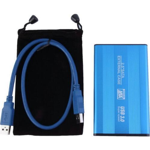 2.5 Inch Notebook SATA HDD Case to Sata USB 3.0 SSD HD Hard Drive Disk External Storage Enclosure Box With USB 3.0 Cable for MAC