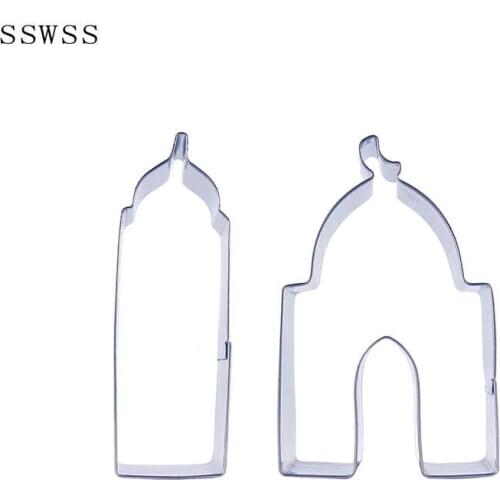 Sightseeing Tower And Mosque Cookie Cutters Baking Molds,Cake Decorating Fondant Tools,Direct Selling