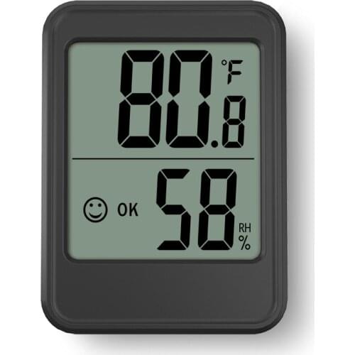 Electronic Thermometer and Hygrometer Digital Screen Comfortable Home Wall-mounted Bathroom Accurate Measurement